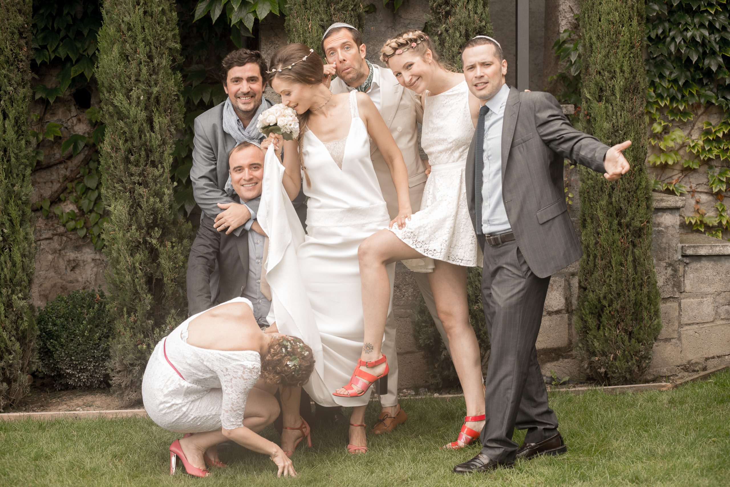 Deux photographes de mariage